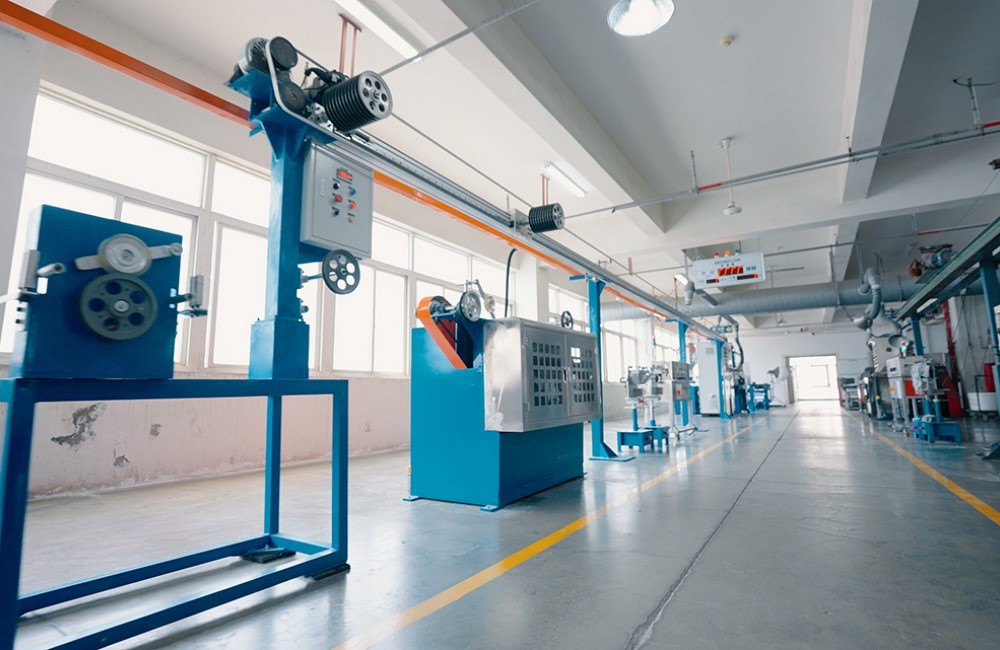 Factory diagram of battery connecting wire production Factory diagram of battery connecting wire production